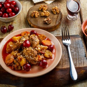 Cherry Walnut Chicken Stew