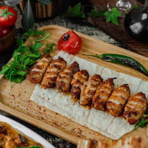 Grilled Chicken Kebab Strips