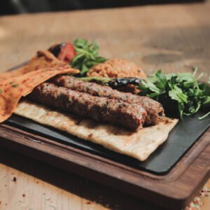 Grilled Kofta Kebab Plate