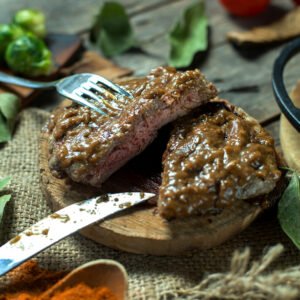 Smothered Steak with Mushroom Gravy