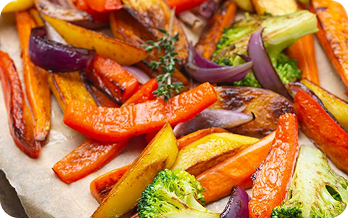 chickpea salad with feta and house sauce