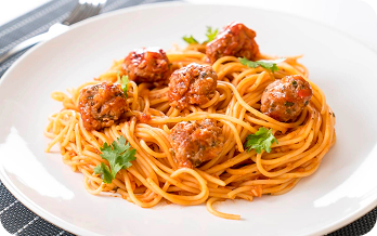 koftah kebab made from lean ground beef served with saffron rice